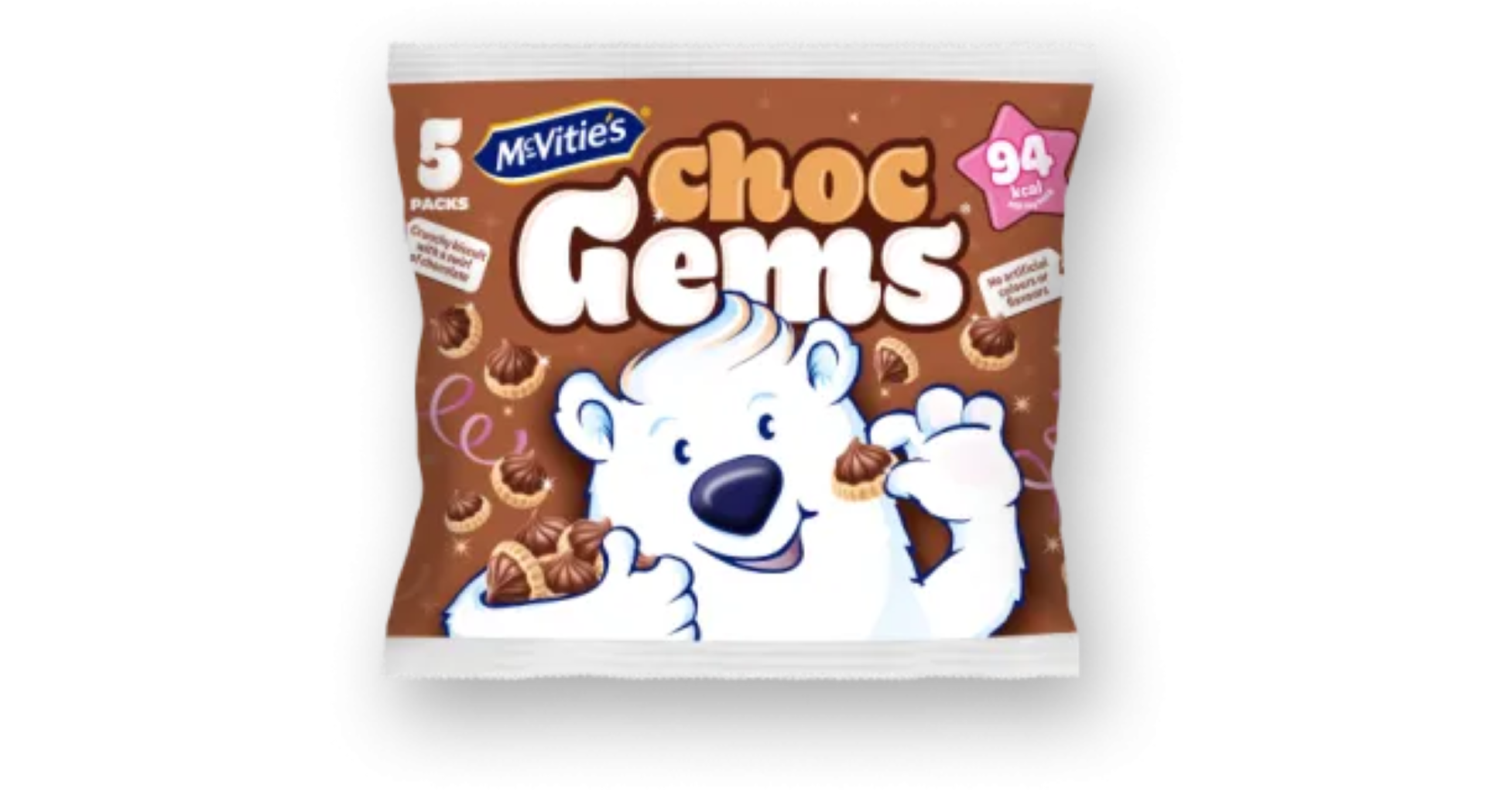 MCVITIES CHOC GEMS 25GM